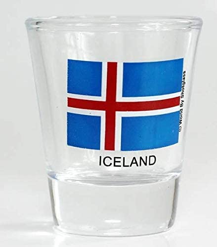 Iceland Flag Shot Glass at Amazon