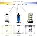 TOAUTO 2 X H4 100W/90W 12V Car Headlight Lamp P43t Halogen Light Super Bright Fog Xenon Bulb White