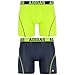 adidas Men's Sport Performance Climacool Boxer Brief Underwear (2-Pack), Semi Solar Slime/Urban Sky Urban Sky/Semi Solar Sl, Medium