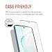 GPEL Galaxy Note 10 Plus Screen Protector [2-Pack] Tempered Glass Compatible with Ultrasonic Fingerprint Case Friendly HD Clear 3D Curved Bubble Free 9H Hardness Easy Installation with Applicator