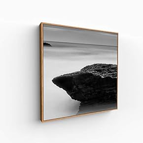 Canvas Wall Art for Living Room, Bedroom Monochrome Building Framed Canvas Prints for Home Decoration Ready to Hang - 16x16 inches