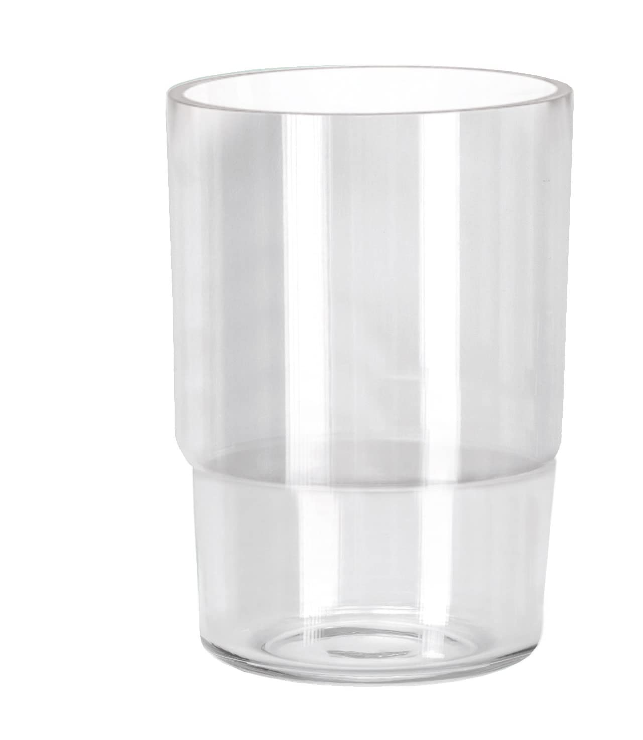 Kleine Wolke Allegra toothbrush holder, wall accessory, colour: clear, material: stainless steel, glass