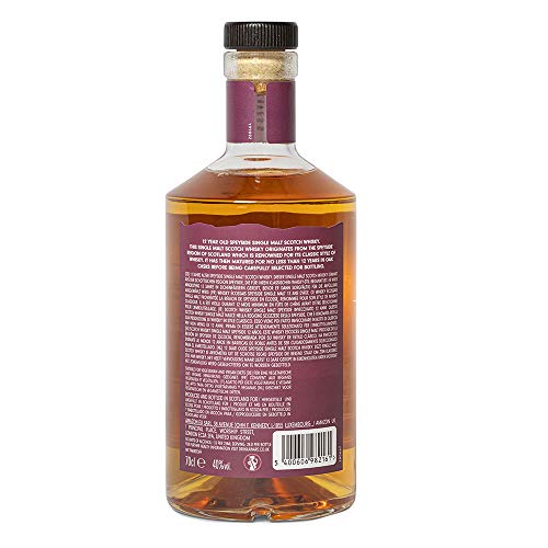 Tovess Speyside Single Malt Scotch Whisky, 12 Jahre gereift (0,7L) – Bild 3