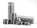 Annic JU 608ZZ Shielded Greased Miniature Ball Bearings, 8mm x22mm x7mm (30 Pcs)