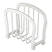 iDesign York Lyra Napkin Holder for Kitchen Countertops, Table - Pearl White