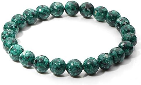 TianHaoShen Bracelets Classic Women Bracelet Colorful Jade Beads Natural Stone Elastic Bracelets For Women Men Yoga Jewelry Bracelet