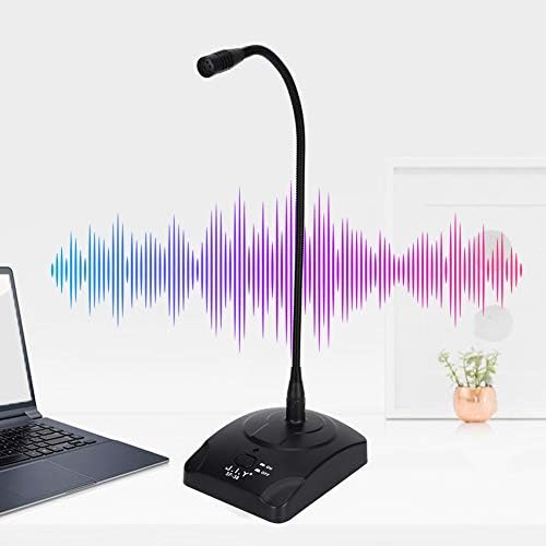 Bewinner Gooseneck Type Conference Microphone, Wired Desktop Computer Speaker Microphone