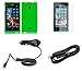 Huawei W1, Ascend W1 H883G - Premium Accessory Kit - Mantis Green Hard Shell Case Shield Cover + ATOM LED Keychain Light + Screen Protector + Micro USB Cable + Car Charger