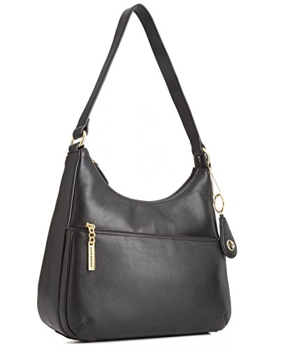 Giani Bernini Nappa Black Leather Hobo Handbag