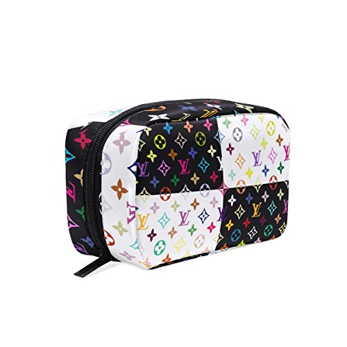 Makeup Bag Travel Colorful&Lv Cosmetic Bag Daily Essentials Storage Handbag