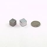 Tungsten & Aluminum Cube Set - 1cm, Smallest Size