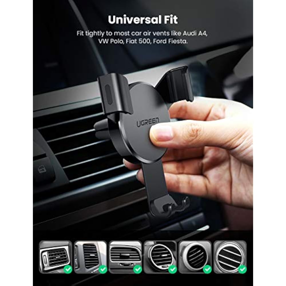 Car Air Vent Mount Cell Phone Holder Gravity Compatible For IPhone 11