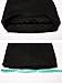 JOLLYCHIC Women's Loose Brief Rib Knit Dome Hat Beanie Black