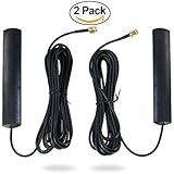 Proxicast 3G/4G/LTE 3.5 dBi Omni-Directional Adhesive Mount Antenna for Cisco, Cradlepoint, Digi, Pepwave, Proxicast, Sierra Wireless, Sixnet/Red Lion and many others (2-Pack)