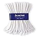 LA Active Baby Toddler Grip Ankle Socks - 6 Pairs - Non Slip/Skid Covered (White, 4-7 Years)