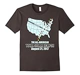 Mens The All American Total Solar Eclipse T-Shirts Large Asphalt