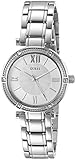 GUESS Women's Stainless Steel Crystal Accented Watch, Color: Silver-Tone (Model: U0767L1)
