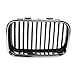CarPartsDepot Front Grille Left (Drvier Side) Chrome Shell With Black Insert Grill Compatible With 1992-1996 BMW E36 3-SERIES 320i 318i 325is 325i 318is 328i M3 328is 51138122237 BM1200113