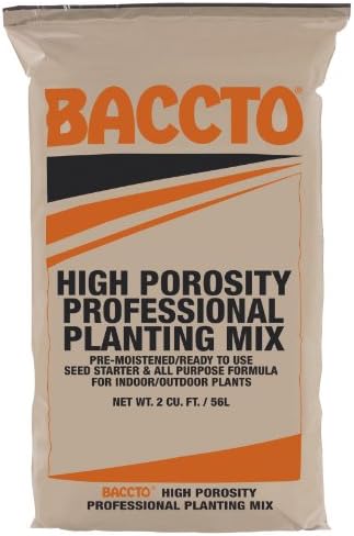 Michigan Peat 1792 Baccto High Porosity Professional Plant Mix, 2 Cubic Feet