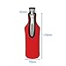 Amerzam Beer Bottle Coolies,4 Pack of Extra Thick Neoprene Zipper Beer Bottle Cooler Sleeve
