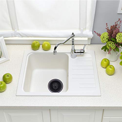image for Country Kitchen Set of 2 Sink Strainers, Flexible Silicone Kitchen Sin