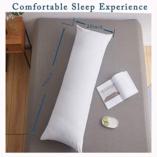 ELNIDO QUEEN Full Body Pillow Insert, Soft Large Long Bed Pillow for