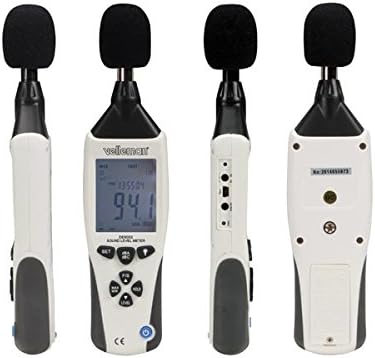 Velleman DEM202 Professional Sound Level Meter Datalogger with USB Interface, Multi-Colour