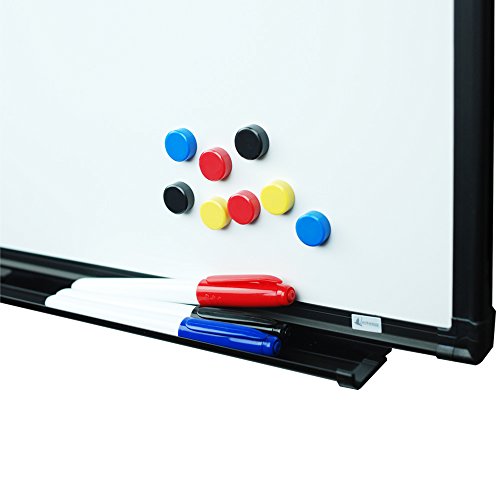 Lockways Magnetic Whiteboard White Board - Dry Erase Board 48 x 36, 3 Dry Erase Markers, 8 Magnets, Black Aluminium Frame for Home, Office, School - Thumbnail 6