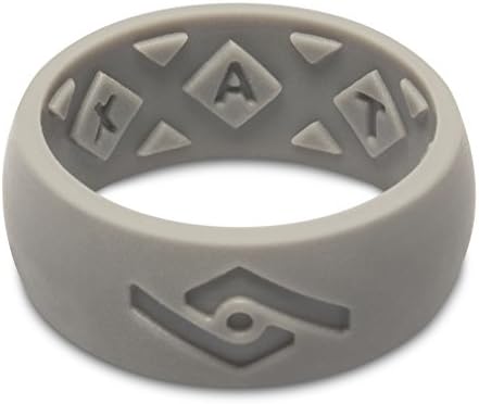 FIXATE FX8 X-VENT LIGHT GRAY RING SIZE 13 SILICONE WEDDING BAND