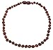 Amber Teething Necklace for Babies (Unisex) (Cognac Raw & Polished) - Anti Inflammatory, Drooling & Teething Pain Reduce Properties - Natural Certificated Oval Baltic Jewelry with The Highest Quality