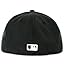 MLB Boston Red Sox Black with White 59FIFTY Fitted Cap, 7 1/2