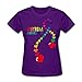 Autism Awareness Puzzle Piece Ribbon Women's T-Shirt by Spreadshirt, M, purple