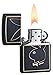 Zippo Playboy Bunny Head Emblem Black Matte Pocket Lighter