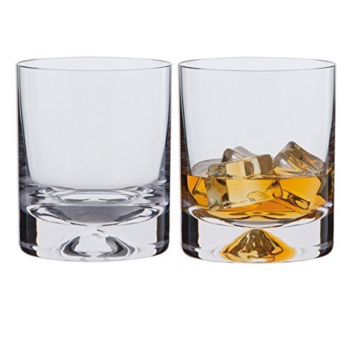 Dartington Crystal TU10/4/P - Crystal Dimple Old Fashioned Whisky Glasses, Set of 2 โ image 1