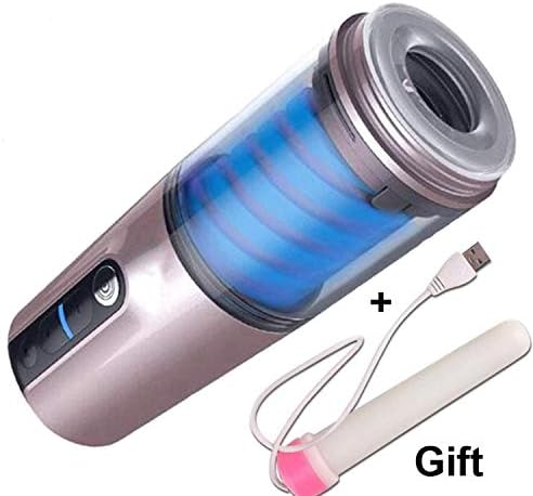 Sou VIGG 15 Rotating Frequency Male Ma-sturbation Machine Realistic Real Vibrato for Men Hands Free for Man,Blue,Blue