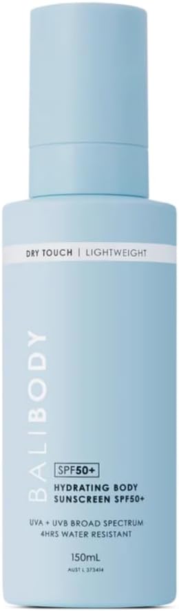 Bali Body Dry Touch Lightweight Hydrating Sunscreen SPF50+ 150ml
