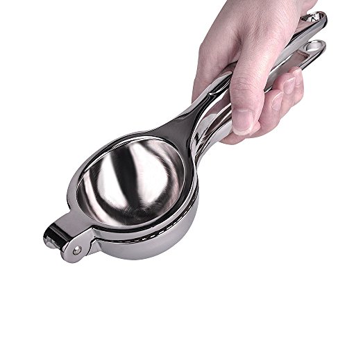 Manual Lemon Citrus Lime Juicer,Kuger Squeezer Press with Premium Quality Stainless Steel (Big) - Thumbnail 4