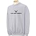zerogravitee Air Force - Military Style Crewneck Sweatshirt in Gray