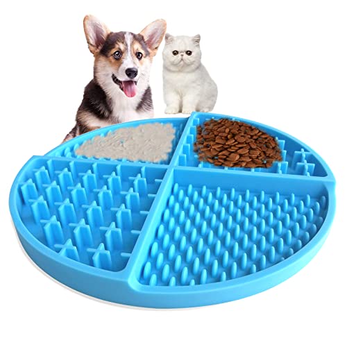 Dog Licking mat, Dog Lick pad to Replace Slow Feeder Dog Bowl,Dog Puzzle Toys to Keep Them Busy