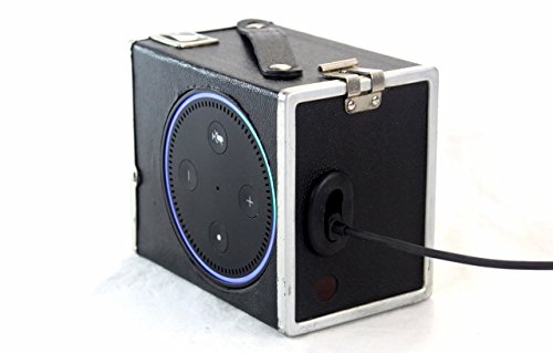 Steampunk Holder Stand For Amazon Echo Dot 2nd Generation Speaker- ANSCO Shur Shot Special Camera