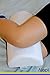 Alapi | Half Moon Pillow Bolster Wedge | Premium Memory Foam with Cooling Gel | Back Pain Relief | Knee Pillow Relives Stress Back, Stomach and Side Sleepers | Ultra-Soft Washable Cover | White