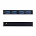 Albustar Ultra Slim 4-Port USB 3.0 Hub for Mac, PC, USB Flash Drives,High Definition Camera,Audio Devices and Other Devices(5Gbps Transfer Speed, Plug-and-Play, User-Friendly)-Black