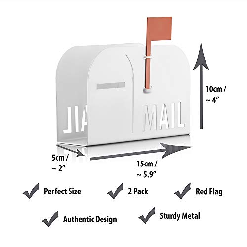 Desktop Mail Organizer, Metal Cutout Mailbox Design Letter Sorter
