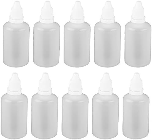 Happyyous Empty Plastic Perfume Eye Dropper Bottles, Squeezable Dropping Boxs For Eye Liquid Oil - 10ML, 30ML, 50ML, 100ML