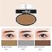 Spdoo Eyebrow Powder Grey Brown Eye Brow Powder with Eyebrow Stencils Brush Tools with 2 Eyebrow Shapes