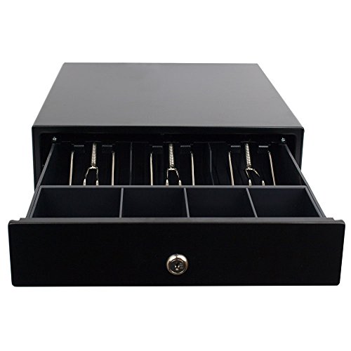 Angel POS Manual Open Portable 12" Point of Sale/POS Cash Drawer Key-Lock Heavy Duty Cash Register w/Bill & Coin Trays, ideal for mobile stand, booth, trade shows etc. - Thumbnail 2