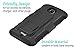 STAR Dual Layer Hybird Case with Kickstand, Locking Belt Swivel Clip and Screen Protector for Nexus 6 - Black