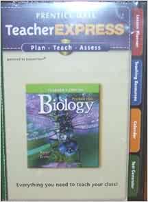 Biology: TeacherExpress (Prentice Hall) (Teacher's Edition; Plan, Teach