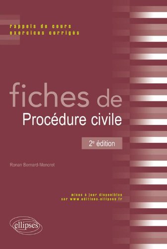 Fiches de procédure civile