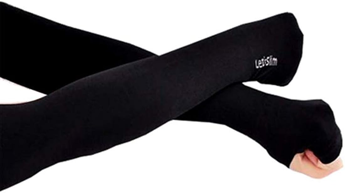Buy Safies Cotton & Spandex Black Arm Sleeves For Men & Women 1 Pair L